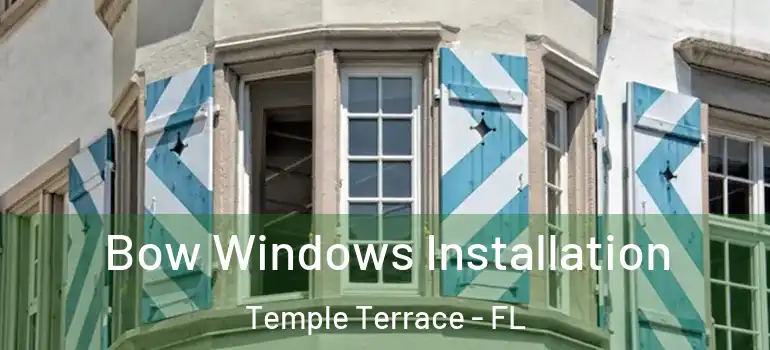 Bow Windows Installation Temple Terrace - FL