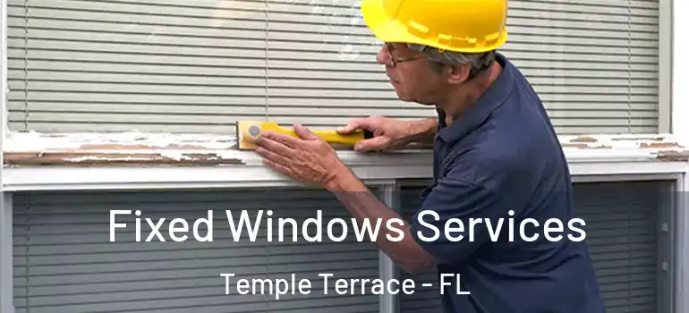 Fixed Windows Services Temple Terrace - FL