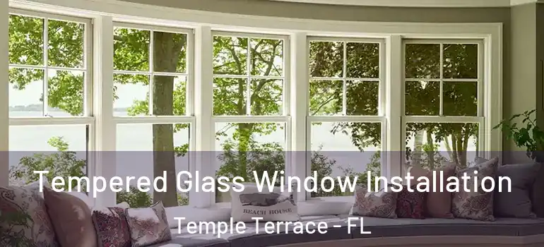 Tempered Glass Window Installation Temple Terrace - FL