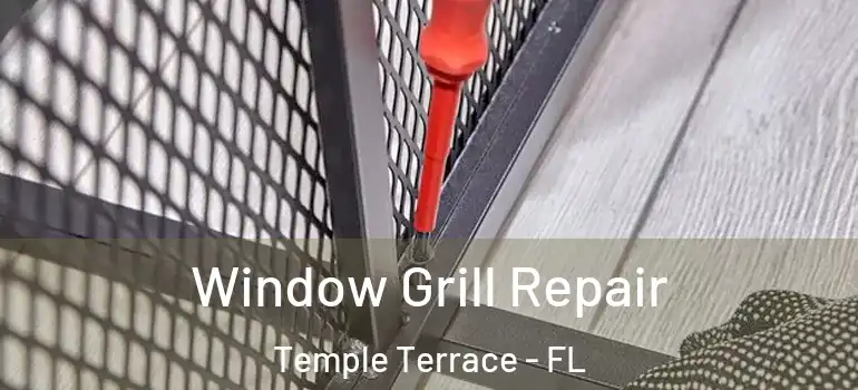 Window Grill Repair Temple Terrace - FL